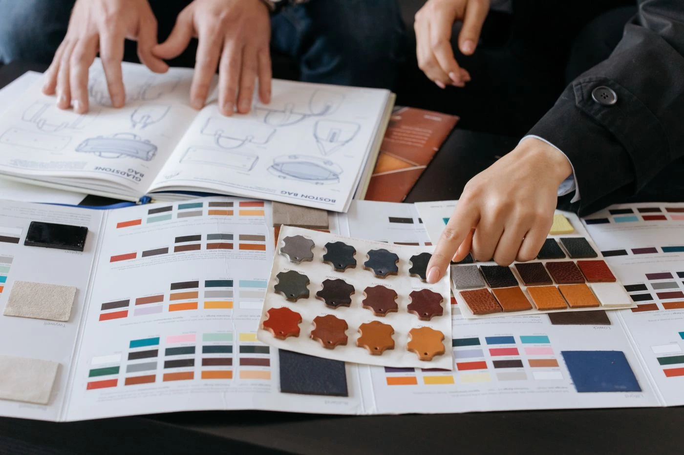 Materials and design samples — illustrative context