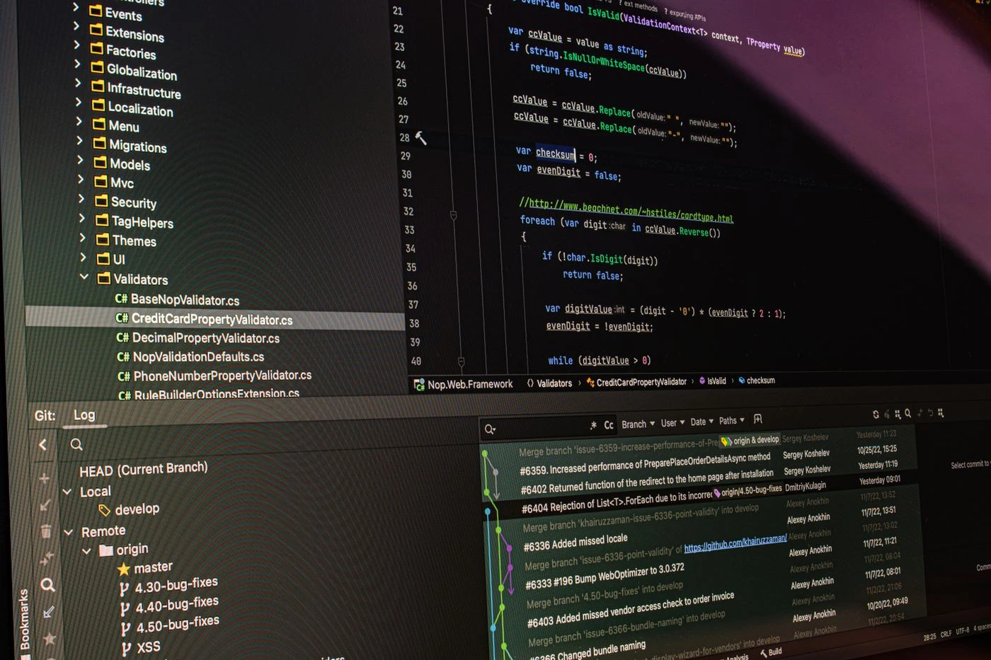 Programming Code Editors on Computer Screen · Free Stock Photo — illustrative context
