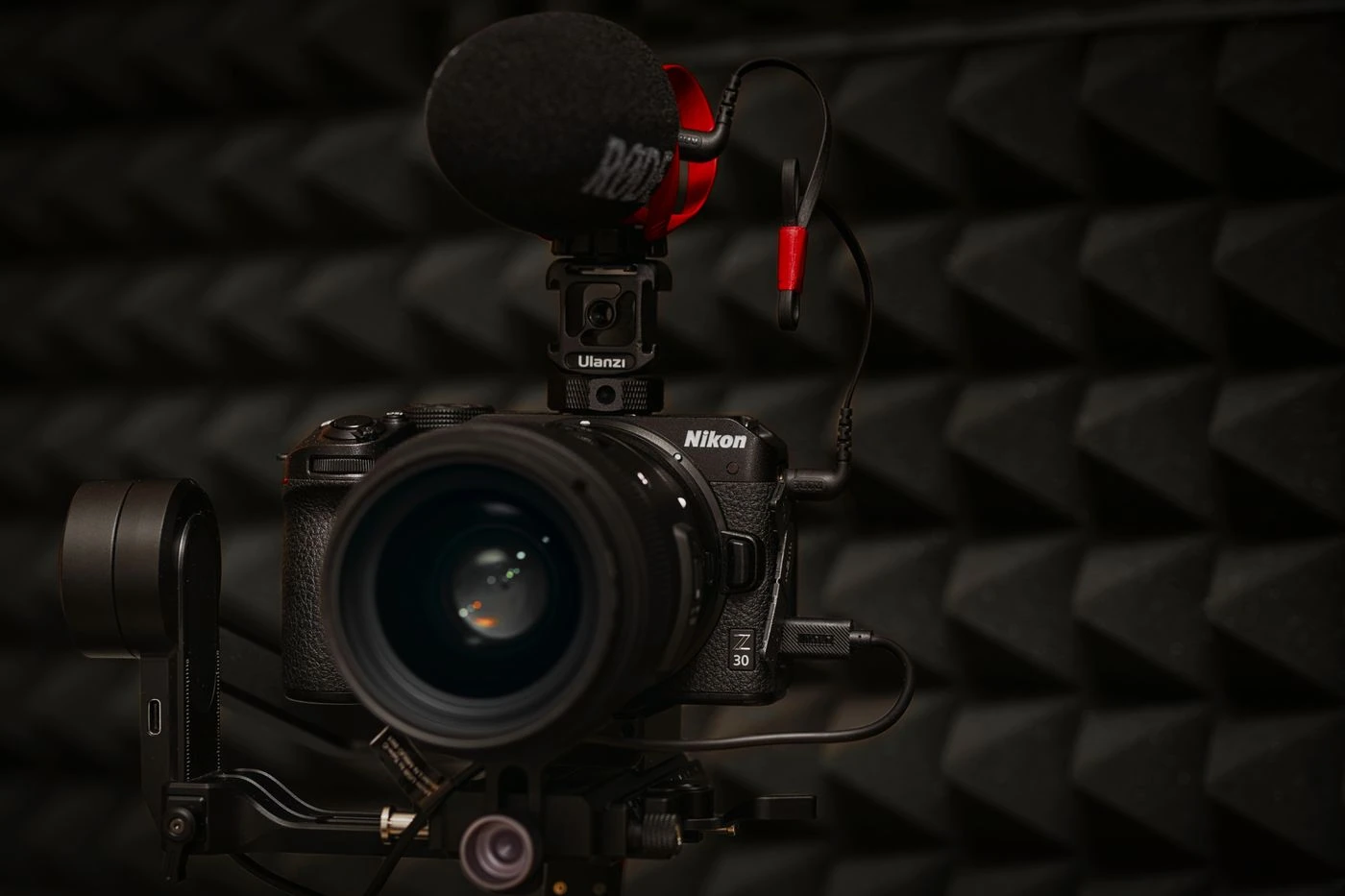 Production camera in a recording studio — illustrative context