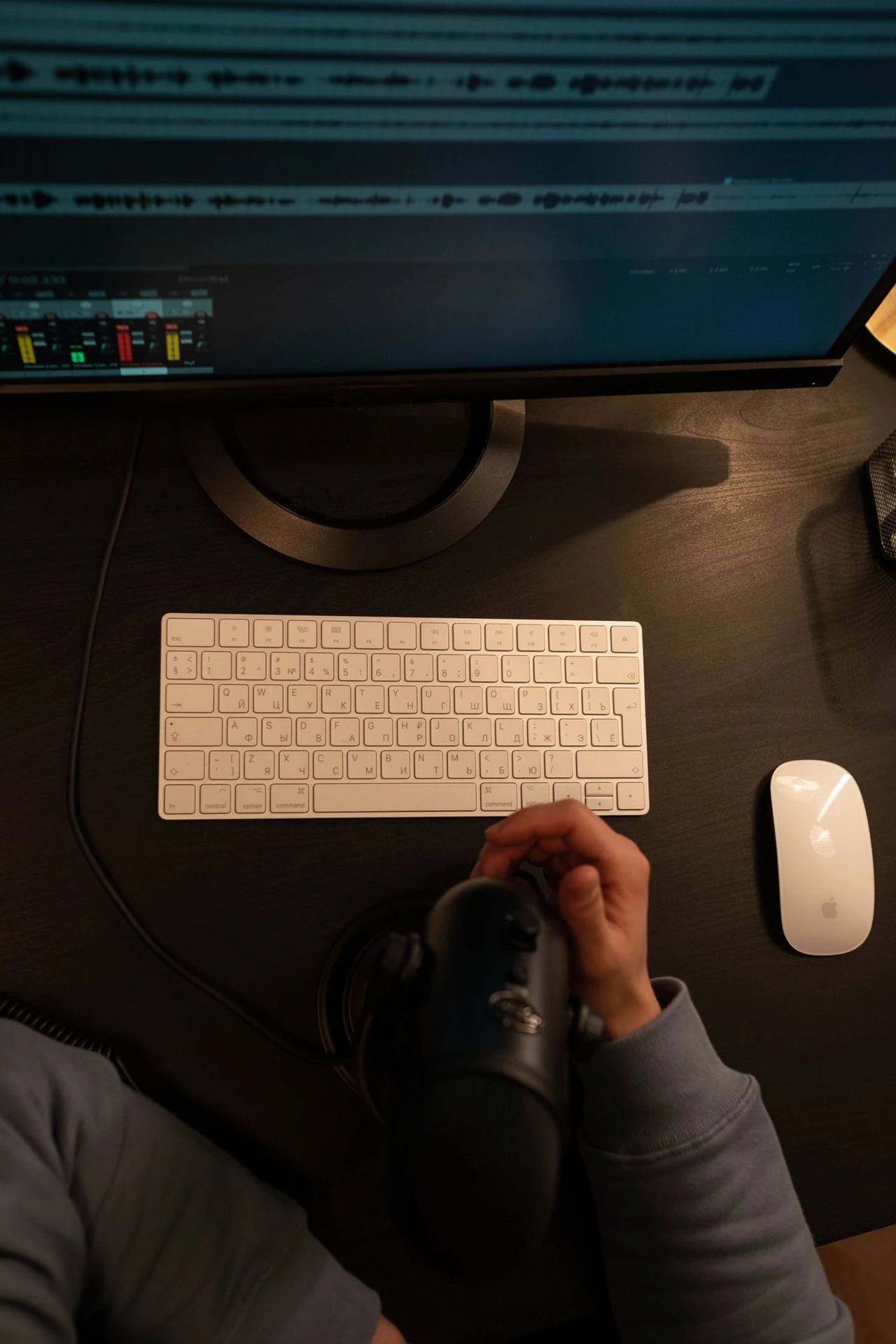 Audio recording and digital editing — illustrative context