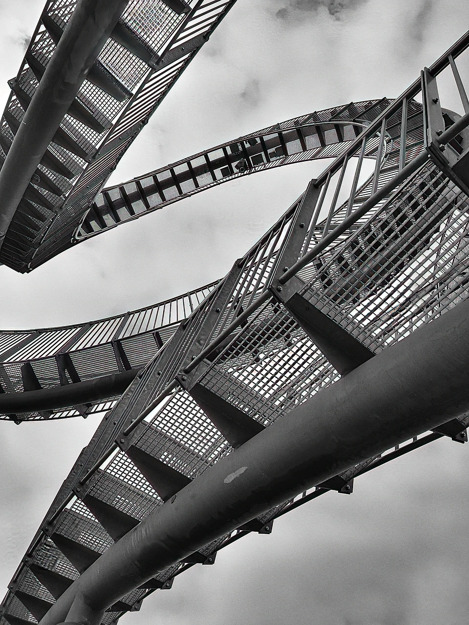 ruhr area, industry, architecture, black and white