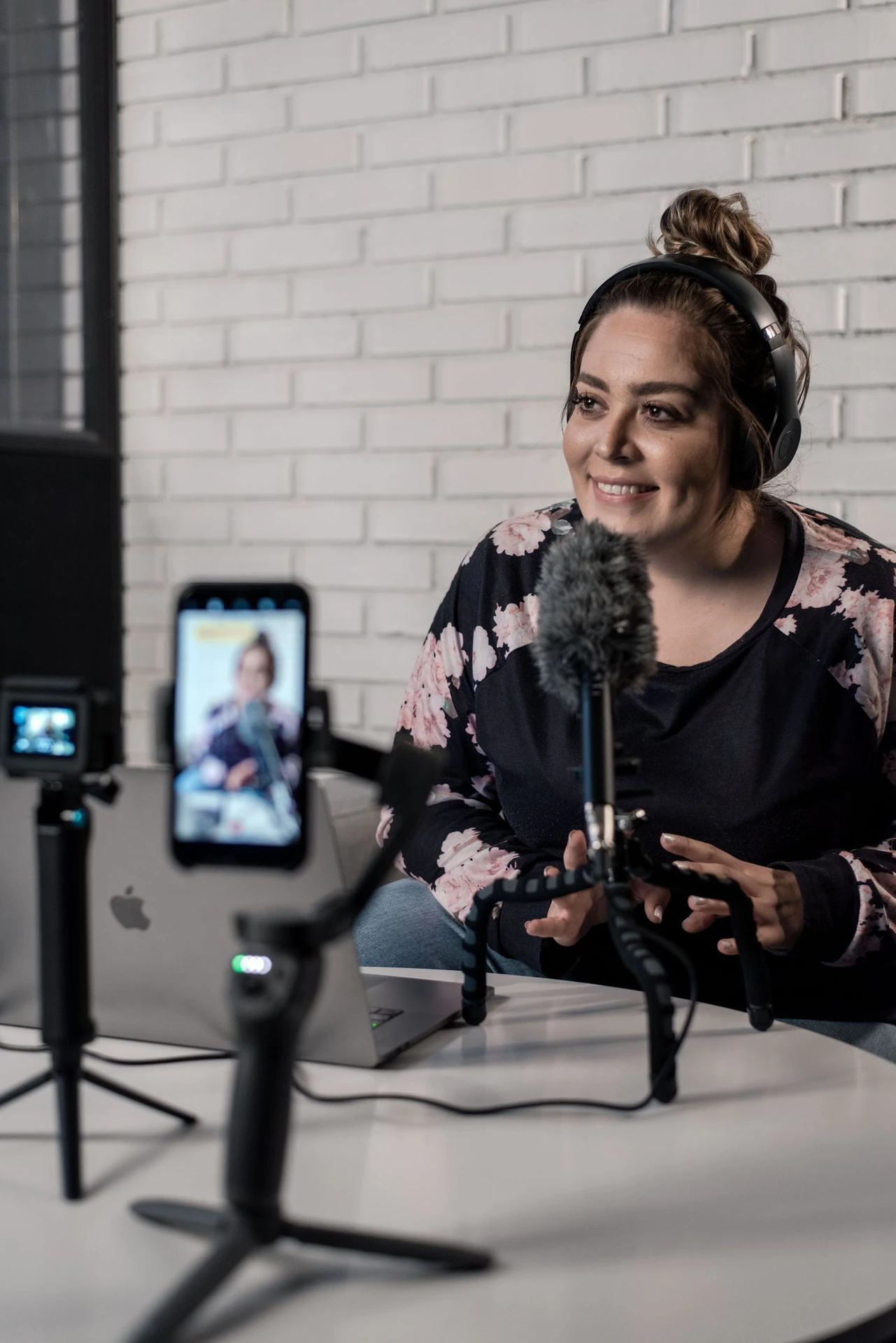 Video and podcast recording — illustrative context