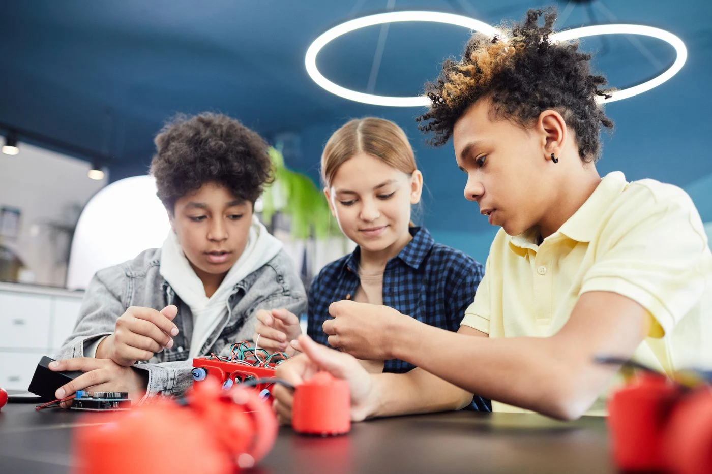 Young Students Doing Robotics Together · Free Stock Photo — illustrative context
