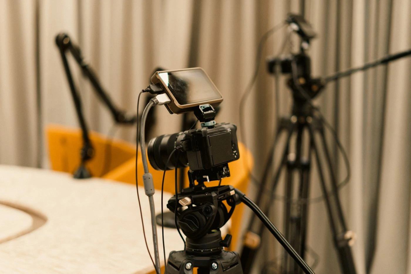 Professional media studio setup — illustrative context